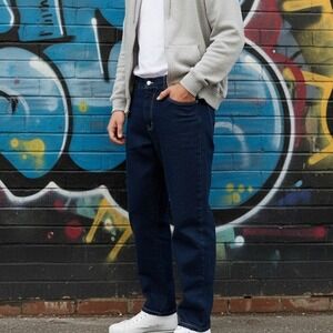 PSO PLACID SURFACE OST Jeans Youth Size Large Dark Wash Denim Streetwear Classic